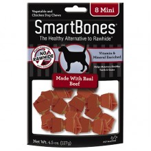 SMART BONES   迷你潔齒骨  2.5"  (牛肉味  8 支)
